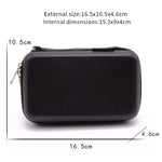 CHKJOK GH1805 EVA Mobile Hard Disk Anti-pressure Hard Shell Bag, GH1805 Red, GH1805 Black