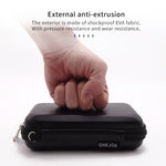 CHKJOK GH1805 EVA Mobile Hard Disk Anti-pressure Hard Shell Bag, GH1805 Red, GH1805 Black