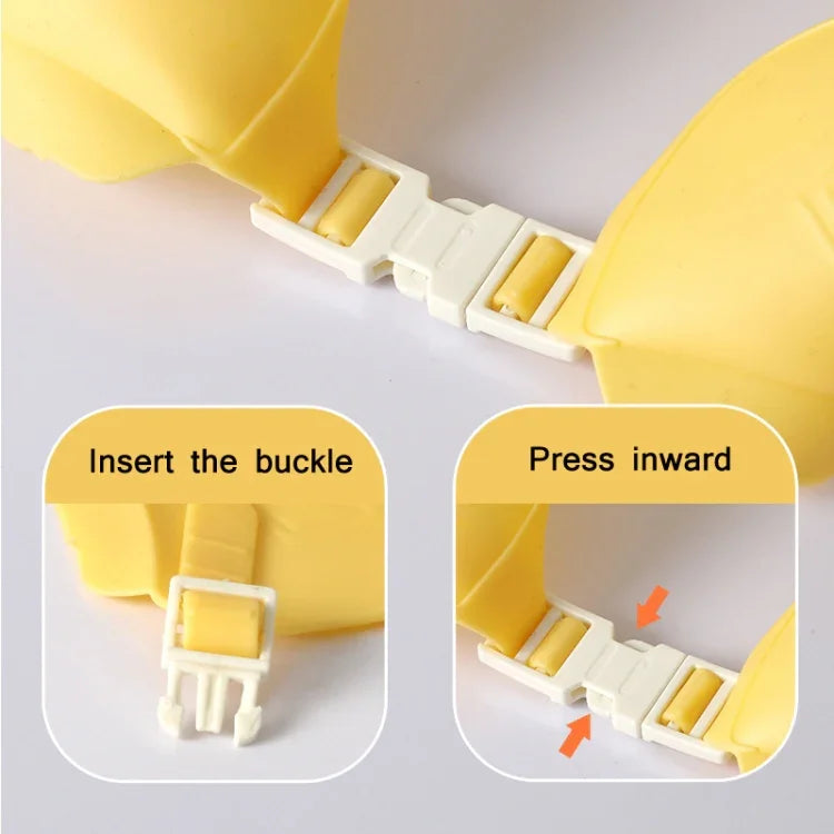 Baby Shampoo Waterproof Adjustable Ear Guards, Lemon Yellow, Kenting Red, Extreme Day Blue