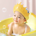 Baby Shampoo Waterproof Adjustable Ear Guards, Lemon Yellow, Kenting Red, Extreme Day Blue