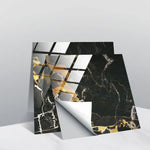 PVC Crystal Covered Film Geometric Pattern Tile Wall Sticker, 20 PCS 15cm