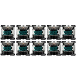 10 PCS Gateron G Shaft Black Bottom Transparent Shaft Cover Axis Switch, Style:, G3 Foot (Black Shaft), G3 Foot (Red Shaft), G3 Foot (Tea Shaft), G3 Foot (Blue Shaft), G3 Foot (White Shaft), G3 Foot (Green Shaft), G3 Foot (Yellow Shaft)                ...