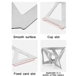 Outdoor Camping Stainless Steel Coffee Grounds Filter Folding Funnel