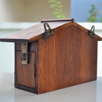Outdoor Wall-mounted Wooden Letter Box Office Suggestion Box, Wooden Letter Box