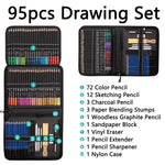 95 PCS / Set Yover Oily Colored Pencil Set Art Sketch Pencil Painting Set, 95 PCS / Set