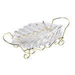 Acrylic Leaf Shape Fruit Tray and Shelf, Style:, Dish (Transparent), Dish (Blue), Dish (Amber), Dish (Purple), Shelf (Golden), Shelf (Black)