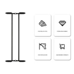 Simple Single-Row Red Wine Cup Inverted Rack, Red Wine Cup Inverted Rack