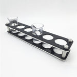 Acrylic Round Hole Wine Glass Holder, 6 Grids, 12 Grids
