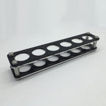 Acrylic Round Hole Wine Glass Holder, 6 Grids, 12 Grids