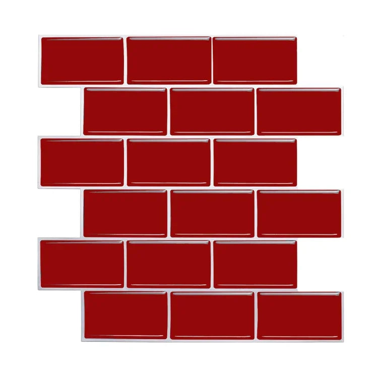 Waterproof and Oilproof 3D Wall Sticker, YJC0071Y, YJC0072Y, YJC0073Y, YJC0074, YJC0093, YJC0094, YJC0095, YJC0096, YJC0097, YJC0098