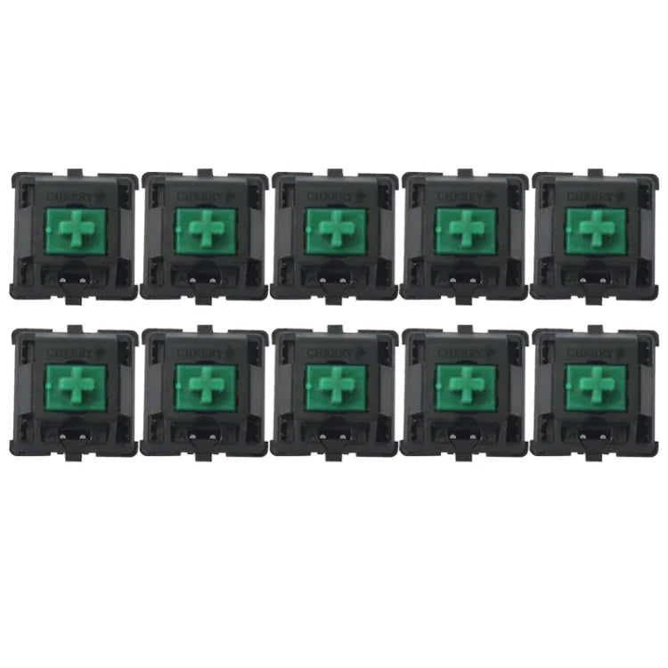 10PCS Cherry Shaft MX Switch Linear Mute Keyboard Shaft, Black Shaft, Red Shaft, Tea Shaft, Blue Shaft, White Shaft, Green Shaft, Silver Shaft, Mute Red Shaft, Mute Black Shaft