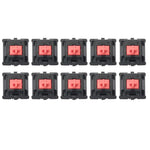 10PCS Cherry Shaft MX Switch Linear Mute Keyboard Shaft, Black Shaft, Red Shaft, Tea Shaft, Blue Shaft, White Shaft, Green Shaft, Silver Shaft, Mute Red Shaft, Mute Black Shaft