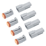 Car Waterproof Connector Conductive Connection Terminal, 4 PCS DT04-2P / DT06-2S With Copper, 4 PCS DT04-3P / DT06-3S With Copper, 2 PCS DT04-4P / DT06-4S With Copper, 2 PCS DT04-6P / DT06-6S With Copper, 2 PCS DT04-8P / DT06-8S With Copper            ...
