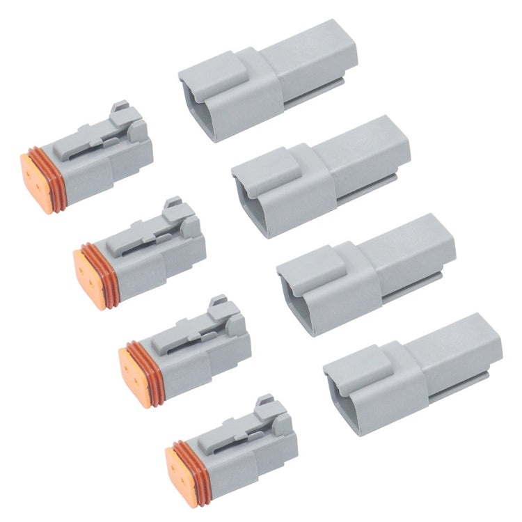 Car Waterproof Connector Conductive Connection Terminal, 4 PCS DT04-2P / DT06-2S With Copper, 4 PCS DT04-3P / DT06-3S With Copper, 2 PCS DT04-4P / DT06-4S With Copper, 2 PCS DT04-6P / DT06-6S With Copper, 2 PCS DT04-8P / DT06-8S With Copper            ...