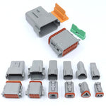 Car Waterproof Connector Conductive Connection Terminal, 4 PCS DT04-2P / DT06-2S With Copper, 4 PCS DT04-3P / DT06-3S With Copper, 2 PCS DT04-4P / DT06-4S With Copper, 2 PCS DT04-6P / DT06-6S With Copper, 2 PCS DT04-8P / DT06-8S With Copper            ...