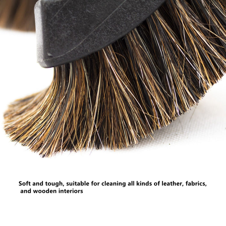 Car Horsehair Interior Leather Brush, Horsehair