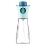 Large-caliber Press-type Cooking Barbecue Oil Spray Bottle, Pink, Blue, White