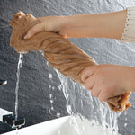 Bath Towel + Towel Set Can Wear Coral Fleece Beach Towel, White, Pink, Blue, Brown, Cyan