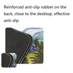 Am002 Large Oil Painting Desk Rubber Mouse Pad, 300x800x4mm Stitched Edges, 400x900x1.5mm No Stitched Edges, 400x900x3mm Stitched Edges, 400x900x2mm Stitched Edges, 300x800x2mm Stitched Edges