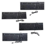 108 Keys Computer USB Wired Keyboard, Cable Length: 1.5m, Arabic Single, Russian, French, Spanish