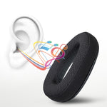 2 PCS Headphone Sleeve Cover for Sennheiser GSP300 GSP370 GSP350,Style:, Protein Skin, Lamb Leather, Black Head Beam, Red Head Beam, Blue Head Beam, Mesh Cloth