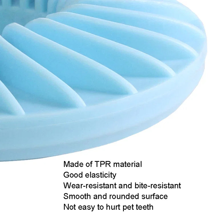 Pet Fun Missing Food Toys Bite-resistant Molar Dog Interactive Toy, Round Shape Green, Round Shape Blue, Round Shape Pink