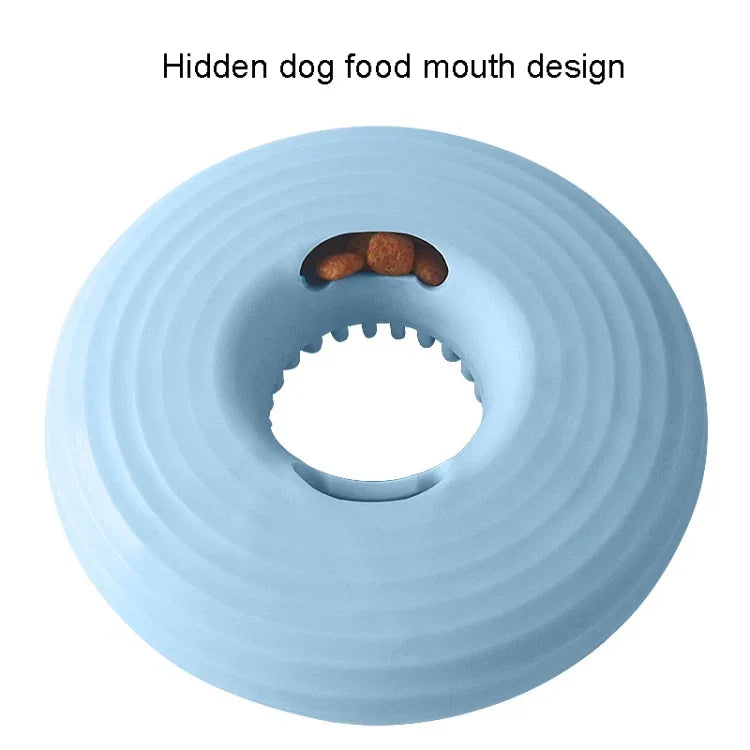 Pet Fun Missing Food Toys Bite-resistant Molar Dog Interactive Toy, Round Shape Green, Round Shape Blue, Round Shape Pink