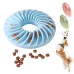 Pet Fun Missing Food Toys Bite-resistant Molar Dog Interactive Toy, Round Shape Green, Round Shape Blue, Round Shape Pink