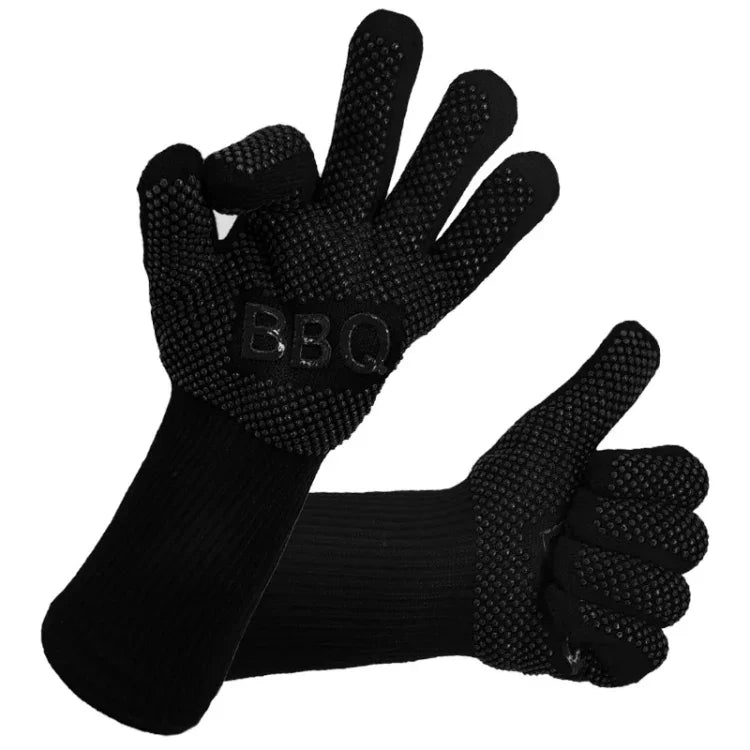 1 Pair High Temperature Resistant Silicone BBQ Gloves  Anti-Scalding Gloves, BBQ Red, BBQ Black, BBQ Blue, Big Flame Red, Big  Flame Black, Big Flame Blue, Flame Dots Red, Flame Dots  Black, Flame Dots  Blue, BBQ Flame Red, BBQ Flame Black             ...