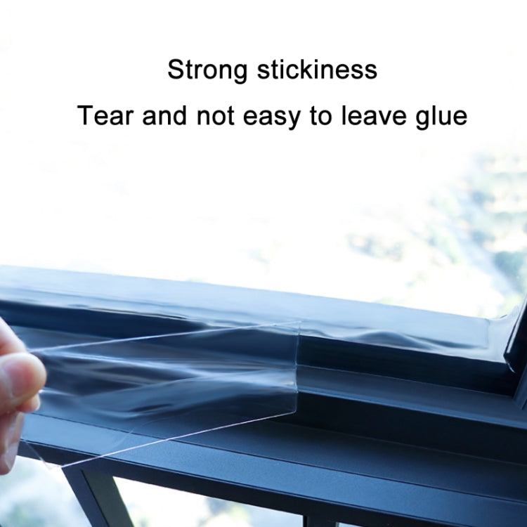 3 PCS 0.25mm Plastic Steel Window Frame Gap Windshield Tape, Size: 2cm Wide x 3m Long, 2cm Wide x 3m Long, 3cm Wide x 3m Long, 3cm Wide x 5m Long, 3cm Wide x 10m Long, 5cm Wide x 3m Long, 5cm Wide x 5m Long