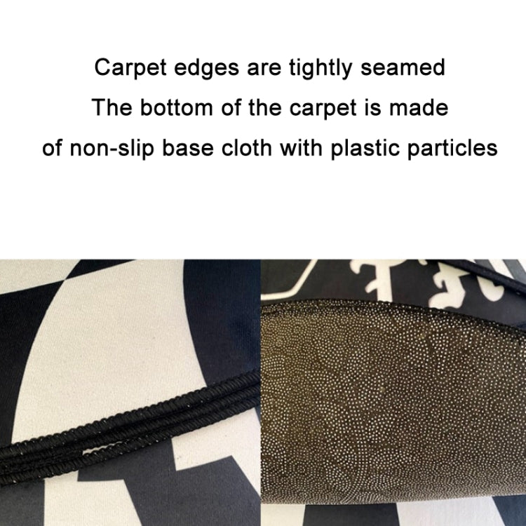 3D Stereo Rectangular Visual Geometric Living Room Carpet, 40x60cm, 50x80cm, 60x90cm, 80x120cm, 80x160cm, 120x160cm, 140x200cm
