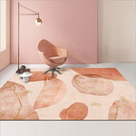Modern Abstract Geometric Living Room Rug Coffee Table Cushion, 50x80cm, 60x90cm