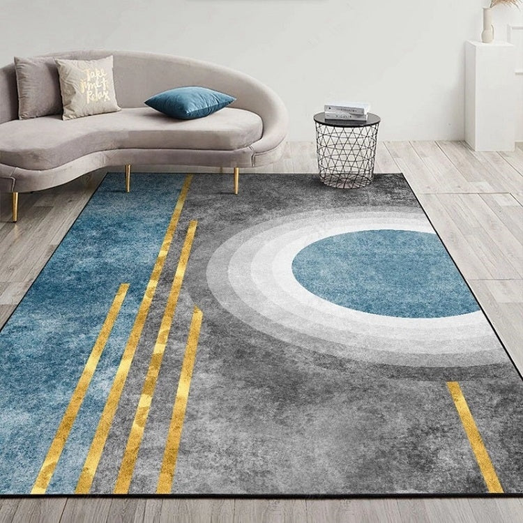 Modern Abstract Geometric Living Room Rug Coffee Table Cushion, 50x80cm, 60x90cm