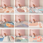 Modern Abstract Geometric Living Room Rug Coffee Table Cushion, 80x120cm, 80x160cm