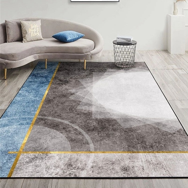 Modern Abstract Geometric Living Room Rug Coffee Table Cushion, 80x120cm, 80x160cm