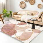Modern Abstract Geometric Living Room Rug Coffee Table Cushion, 80x200cm, 120x160cm