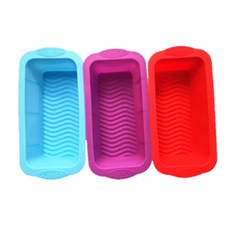 Silicone Pizza Toast Box Long Cake Mold, Long (Blue), Long (Purple), Long (Red)