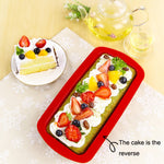 Silicone Pizza Toast Box Long Cake Mold, Long (Purple), Long (Red), Long (Blue)