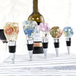 DIY Crystal Epoxy Resin Red Wine Stopper Silicone Mold,Style:, 5 Molds+5 Red Wine Plug