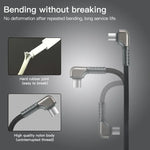 Aluminum Alloy Housing Cable Data Cable for DJI Mavic 3 /Mini 3 Pro /Air 2S/Mini 2,Style:, 8 Pin, Type-C