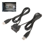 Car Universal Modification Type-C+USB Interface Charging Use Seat, Type-C+USB