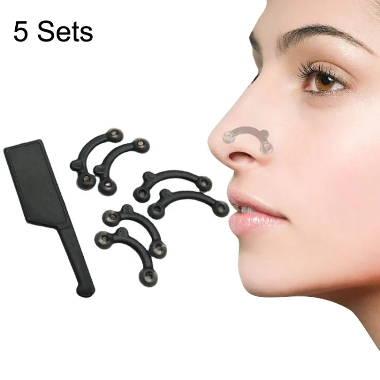5 Sets Nose Beauty 3D Invisible Silicone Nose Pad Nose Bridge Booster