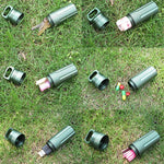 Aluminum Alloy Full Seal EDC Waterproof Can Outdoor Survival Equipment