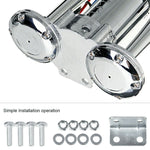 ST-1018S 600DB 12V Double-tube Metal Conjoined Electric Pump Car Horn with Relay, ST-1018S 12V