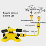 360 Degrees Rotating Watering Device, Style:, Sprinkler, With Pacifier Connector, With 4-point Connector, With 6-point Connector, With 1 inch Connector, With 2 PCS 4-point Connector and Pacifier, With 2 PCS 6-point Connector and Pacifier