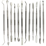12 In 1 Stainless Steel Wax Carving Knife Dental Tool Set Clay Modeling Tool, 12 In 1 Knife