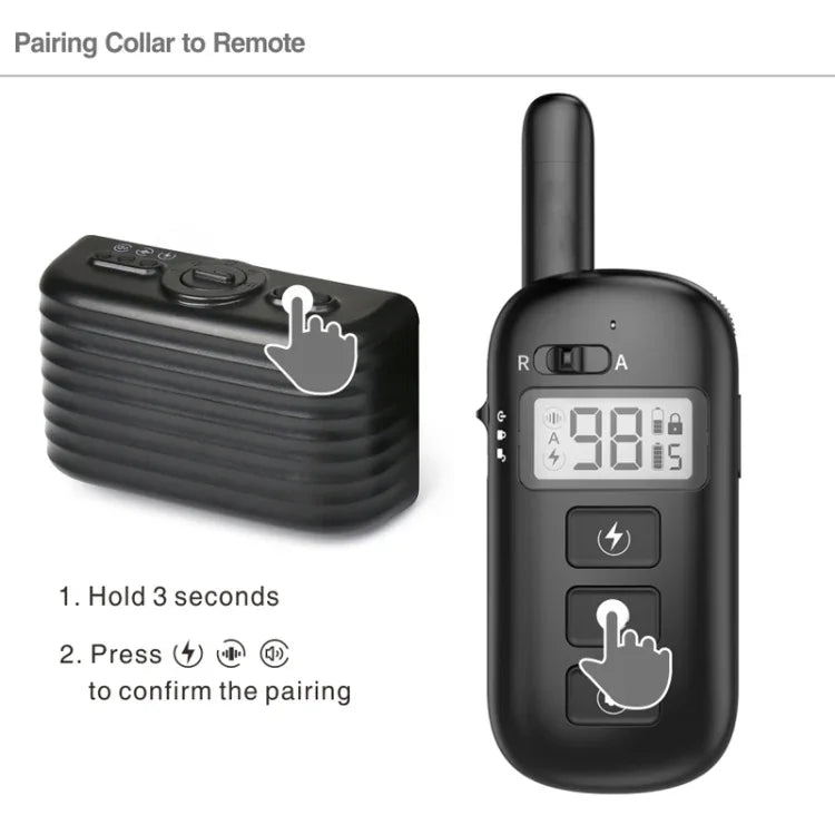 Remote Control Trainer Dog Collar Automatic Bark Stop Device, 1 Drag 1 (Red), 1 Drag 1 (Black), 1 Drag 1 (Orange), 1 Drag 2 (Orange+Red), 1 Drag 3