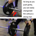 Portable Non-slip Barbell Silicone Protective Gasket Change Film Barbell Plate Protector, Barbell Protective Gasket (Black), Barbell Protective Gasket (Red), Barbell Protective Gasket (Blue)