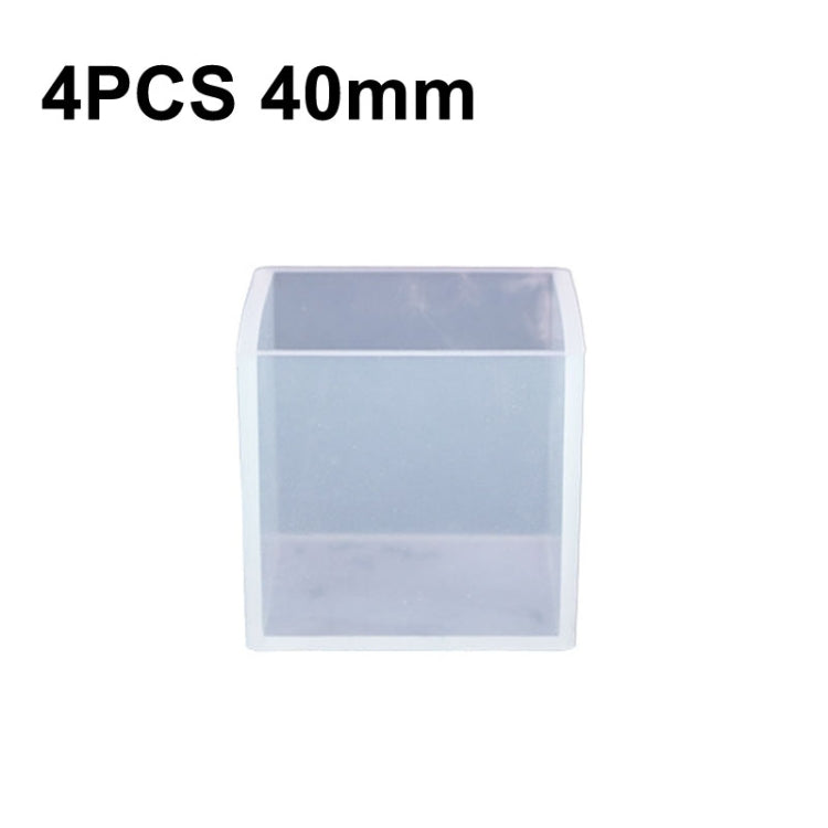 Crystal Drop Glue Square Silica Gel Mold DIY Handmade Jewelry Decoration Model, 20 PCS 20mm, 20 PCS 25mm, 10 PCS 35mm, 4 PCS 40mm, 4 PCS 50mm, 4 PCS 65mm