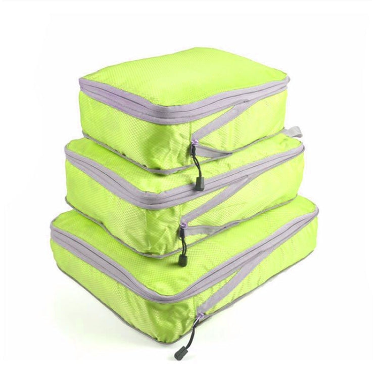 3 PCS/Set Travel Waterproof Compression Clothes Storage Bag, Orange With Net, Nevy With Net, Pink With Net, Red With Net, Green With Net, Gray With Net, Black With Net, Gray Without Net, Black Without Net, Red Without Net, Blue Without Net             ...